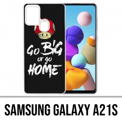 Samsung Galaxy A21s Case - Go Big Or Go Home Bodybuilding