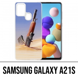 Custodia per Samsung Galaxy A21s - Gun Sand