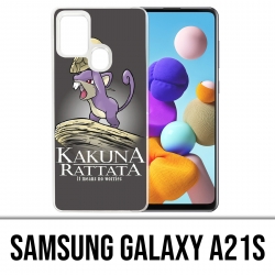Custodia per Samsung Galaxy A21s - Hakuna Rattata Pokémon Re Leone