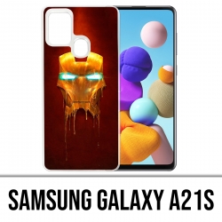 Samsung Galaxy A21s Case - Iron Man Gold