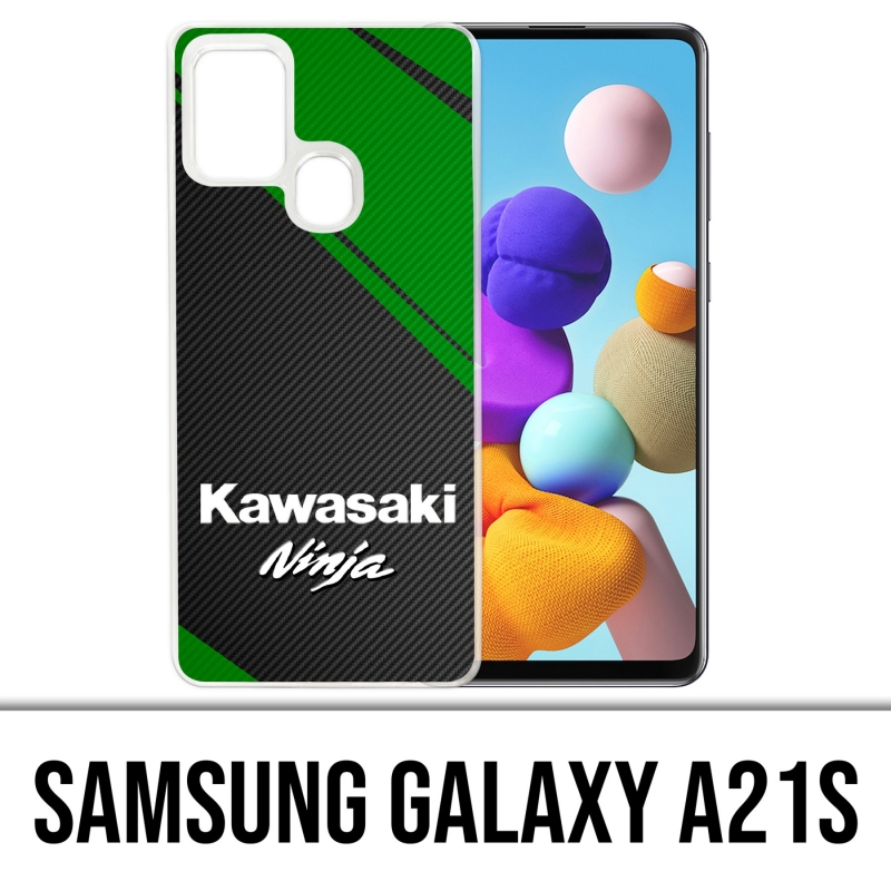 Custodia per Samsung Galaxy A21s - Logo Kawasaki Ninja