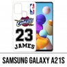 Coque Samsung Galaxy A21s - Lebron James Blanc
