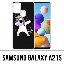 Samsung Galaxy A21s Case - Dab Unicorn