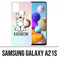 Custodia per Samsung Galaxy A21s - Unicorn I Smell Raimbow