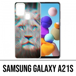 Funda para Samsung Galaxy A21s - León 3D