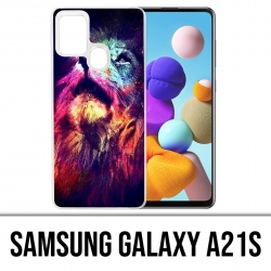 Coque Samsung Galaxy A21s - Lion Galaxie