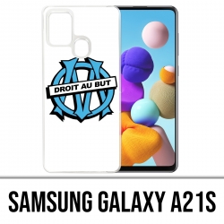 Samsung Galaxy A21s Case - Om Marseille Straight To Goal Logo