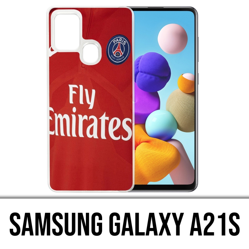 Coque Samsung Galaxy A21s - Maillot Rouge Psg