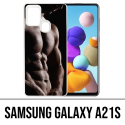 Coque Samsung Galaxy A21s - Man Muscles