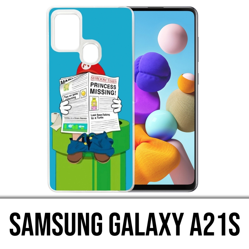 Coque Samsung Galaxy A21s - Mario Humour