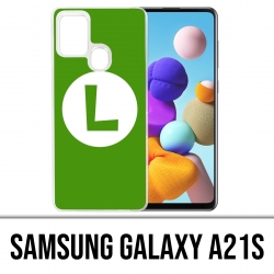 Custodia per Samsung Galaxy A21s - Mario Logo Luigi