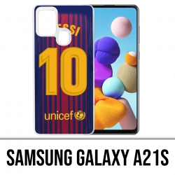 Custodia per Samsung Galaxy A21s - Messi Barcelona 10