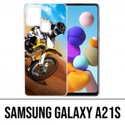 Custodia per Samsung Galaxy A21s - Sabbia Motocross