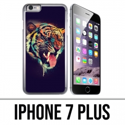 Funda iPhone 7 Plus - Pintura Tigre