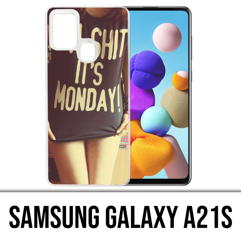 Coque Samsung Galaxy A21s - Oh Shit Monday Girl