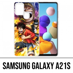 Samsung Galaxy A21s Case - One Piece Pirate Warrior