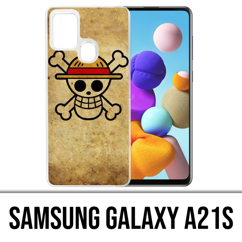 Samsung Galaxy A21s Case - One Piece Vintage Logo