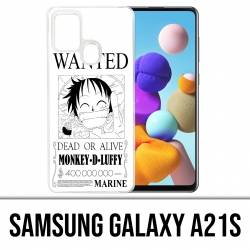 Samsung Galaxy A21s Case - One Piece Wanted Luffy