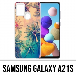 Funda Samsung Galaxy A21s - Palmeras