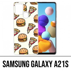 Coque Samsung Galaxy A21s - Pizza Burger