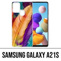 Coque Samsung Galaxy A21s - Plumes