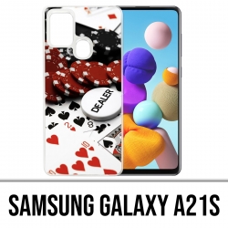 Samsung Galaxy A21s Case - Poker Dealer