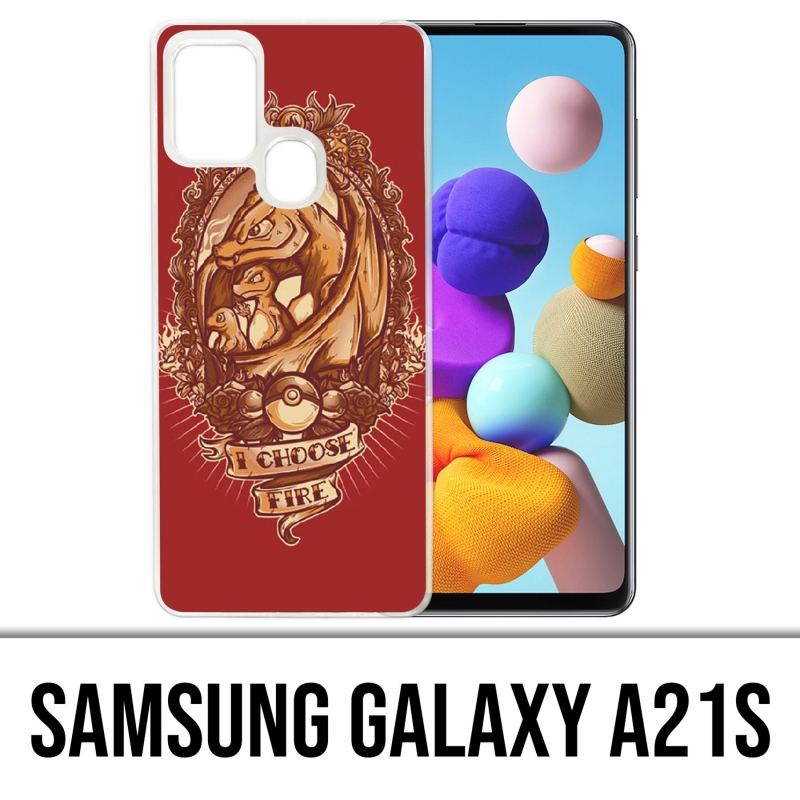 Samsung Galaxy A21s Case - Pokémon Fire