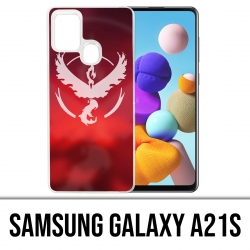 Samsung Galaxy A21s Case - Pokémon Go Team Red Grunge
