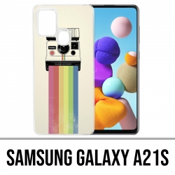 Coque Samsung Galaxy A21s - Polaroid Arc En Ciel Rainbow
