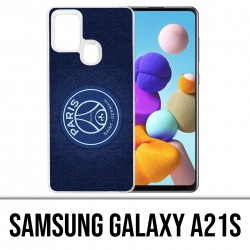 Samsung Galaxy A21s Case - Psg Minimalist Blue Background