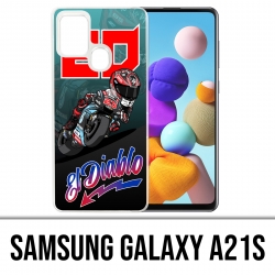 Samsung Galaxy A21s Case - Quartararo-Cartoon