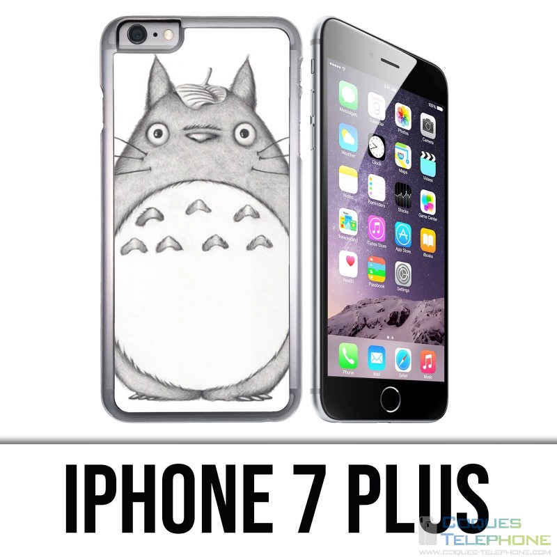 Coque iPhone 7 PLUS - Totoro Parapluie