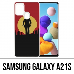 Samsung Galaxy A21s Case - Red Dead Redemption Sun