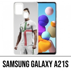 Samsung Galaxy A21s Case - Ronaldo stolz
