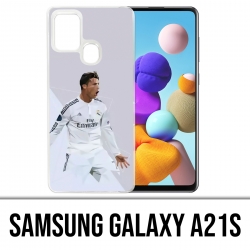 Coque Samsung Galaxy A21s - Ronaldo Lowpoly