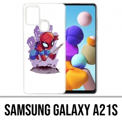 Coque Samsung Galaxy A21s - Spiderman Cartoon