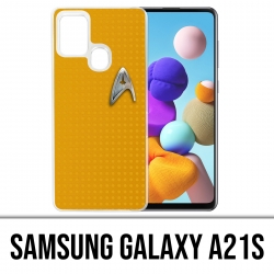 Custodia per Samsung Galaxy A21s - Star Trek gialla