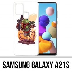 Samsung Galaxy A21s Case - Star Wars Boba Fett Cartoon