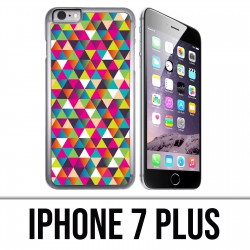 Coque iPhone 7 PLUS - Triangle Multicolore
