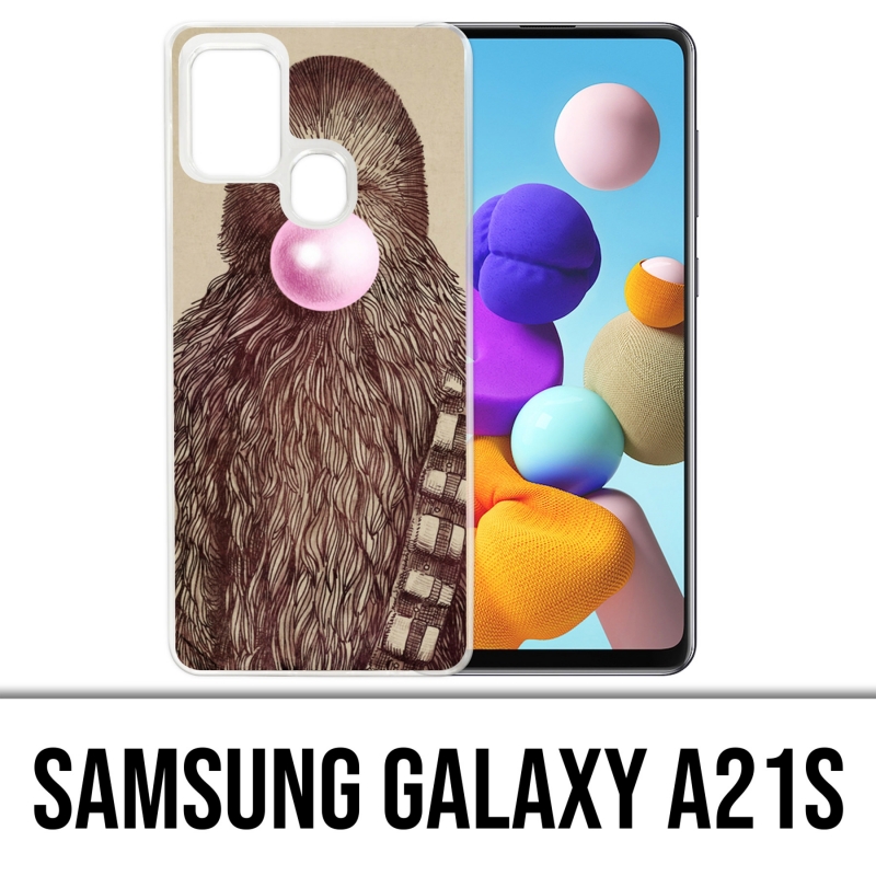 Funda Samsung Galaxy A21s - Chicle Star Wars Chewbacca