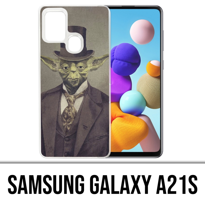 Coque Samsung Galaxy A21s - Star Wars Vintage Yoda