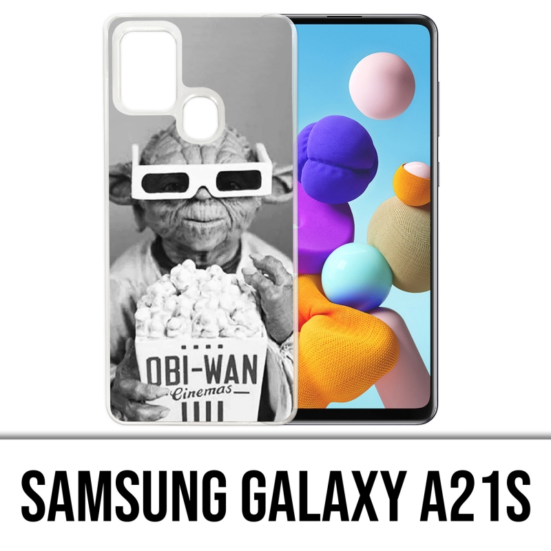Custodia per Samsung Galaxy A21s - Star Wars Yoda Cinema