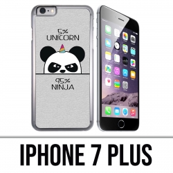 Coque iPhone 7 Plus - Unicorn Ninja Panda Licorne