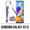 Samsung Galaxy A21s Case - Suicide Squad Harley Quinn Leg