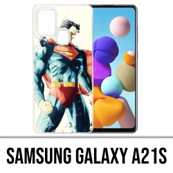 Coque Samsung Galaxy A21s - Superman Paintart
