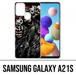 Coque Samsung Galaxy A21s - Tete Mort Pistolet