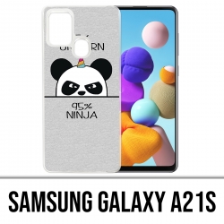 Coque Samsung Galaxy A21s - Unicorn Ninja Panda Licorne