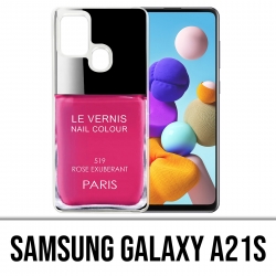 Funda Samsung Galaxy A21s - Patente Pink Paris