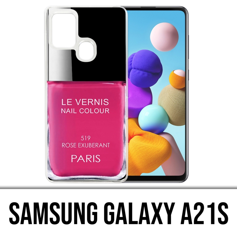 Coque Samsung Galaxy A21s - Vernis Paris Rose