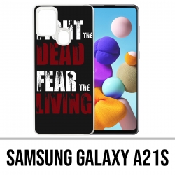 Samsung Galaxy A21s Case - Walking Dead Fight The Dead Fear The Living